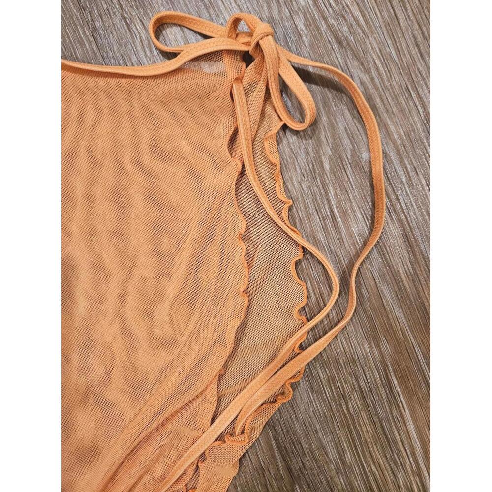 Nwt Jessica Simpson Orange Bikini Top with Cover-Up Size XS/S - Picture 7 of 8